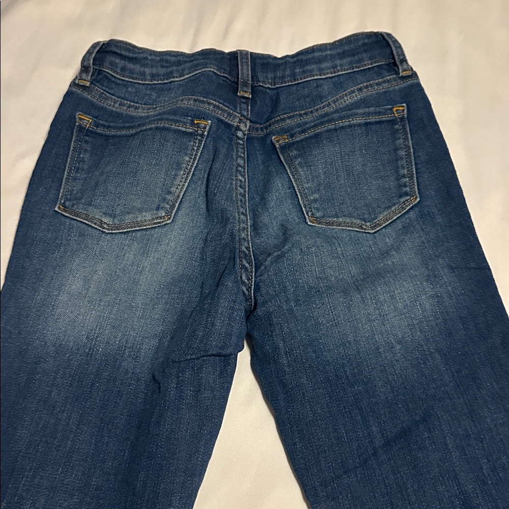 GAP Slim Stretch High Rise Distressed Ankle Jeggings 10 Slim - Picture 6 of 8
